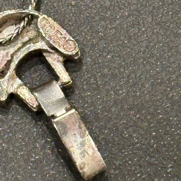 TOFA Silver Cat Bracelet signed - Picture 11 of 13